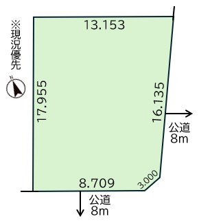 売土地（里塚1条2丁目）